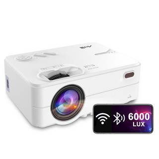 Montheria 2 HD 와이파이 블루투스 5500L 프로젝터 스마트폰 스크린 미러링 포함 B916-147