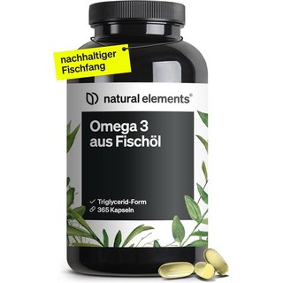 네츄럴 엘리먼츠 오메가3 365캡슐 EPA&DHA 2000mg, 1개