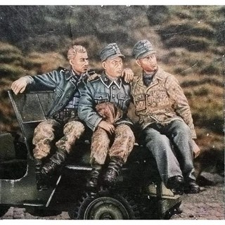 모델 모형 키트 레진 히치하이킹 부상 질병, 기본, 1개