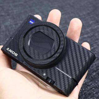 스크래치 방지 데칼 스킨 비닐 랩 필름 카메라 보호 스티커 스킨 코트 소니호환 RX100 II III IV V VA VI VII M1 M5 RX100M7, Carbon Black, For RX100 VA, 1개