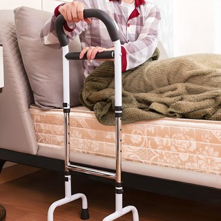 높이조절 노인용 3in1 침대 소파 변기 낙상방지 안전바 손잡이