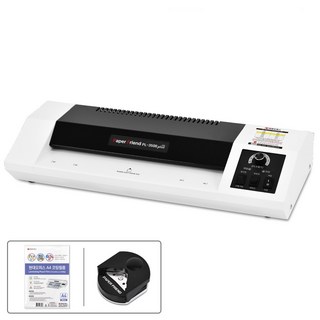 현대오피스 페이퍼프랜드 4롤러 A3코팅기 PL-3500 Plus + A4코팅지+코너라운더
