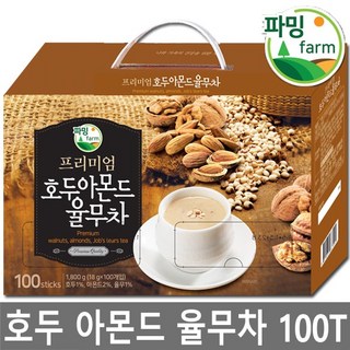 파밍 프리미엄 호두아몬드 율무차 100T, 18g, 100개입, 1개
