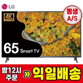 LG전자 65인치 165cm LED 4K 울트라HD 스마트TV 65UP751, 방문설치, 벽걸이형, 165cm/65인치