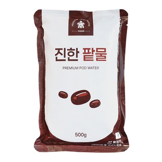 [거북이상회] 진한 팥물 500g 동지팥죽, 3개