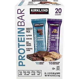 커클랜드 프로틴바 60g x 20개입, 1개