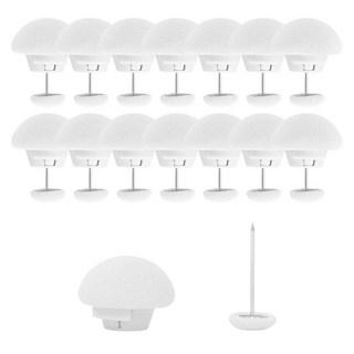 이지적공간 밀림방지 이불 고정핀 15개 화이트 상품 이미지