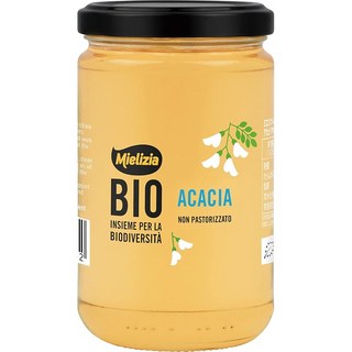Mielizia(미엘지아) 아카시아의 유기 벌꿀 (순수) 400g 벌꿀 (100% 유기농 비가열 bio)(이태리산), 1g, 1개