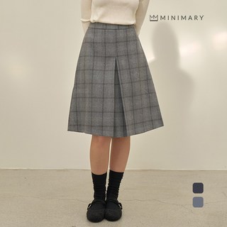 [미니마리] 맞주름체크스커트 (MM44SK08)