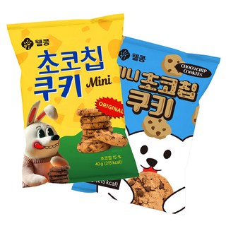 웰콩 미니초코칩쿠키, 20개, 40g