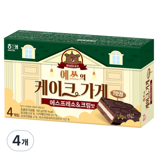 해태제과 예쓰의 케이크가게, 4개, 140g
