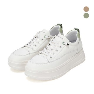 세븐플로어 소가죽 베이직 여성스니커즈 4cm_SFH164[정상가:198 000원]