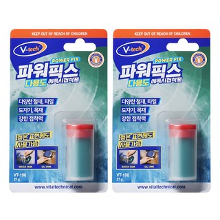 Vtech 파워픽스 다용도 에폭시 접착제, 2개