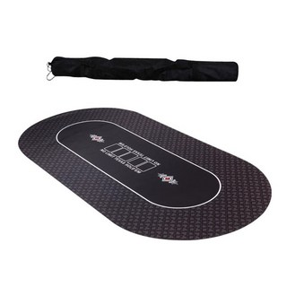포커 매트 전용 텍사스 게임 카지노 보드 테이블 칩 홀덤 고무패드, [특별정리]1.8x0.9미터두께3mm검정색승화, 1개