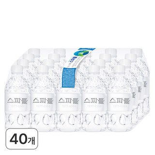 스파클 생수 무라벨, 330ml, 40개