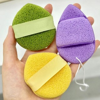 블레오 부드러운 클렌징 스펀지 세안퍼프 각질케어 거품 모공 브러쉬 1+1+1, 1세트, 혼합색상