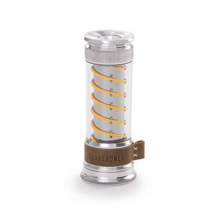 BAREBONES 베어본즈 에디슨 라이트스틱 내추럴 알루미늄 빈티지 손전등 LED 충전식 미니랜턴, 1개