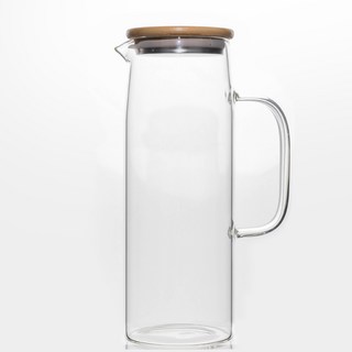 티도요 내열유리 뚜껑 물병, 혼합색상, 1200ml, 1개