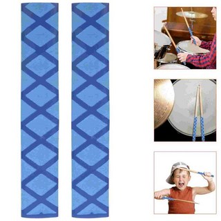미끄럼 방지 슬리브 드럼 스틱 커버 테이프 조사 교차 결합 폴리에틸렌 보호대, 1개, 2. Blue16.5x1.8cm