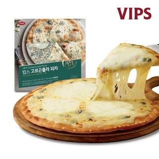 VIPS 클래식 고르곤졸라 피자 400g 2팩 + 1팩, 3개