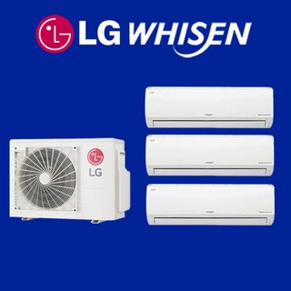 LG 인버터 시스템 벽걸이 에어컨 2in1 올인원 조합형 1등급, 일반배관형, 6평+6평+6평