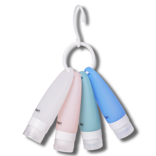아마트 안전한 식품등급 고급 실리콘 고리공병, 아마트 고리공병, 90ml 4개 세트, 1개