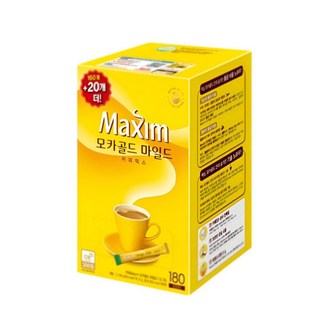 맥심 모카골드 마일드 180개입 커피믹스, 11.8g, 1개입, 180개