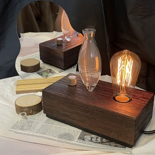 Le Labo 아로마 테라피 디퓨저 램프 우드디퓨져 향수, 7 렐라보 전구식 딥 1병 샌달우드향 30ml 함유