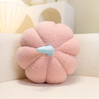 빅무드 호박쿠션 소파쿠션 인테리어 지름 35cm, 살구핑크