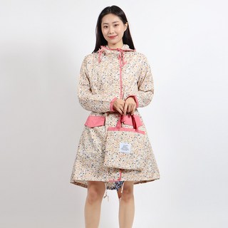 레인피아 블라썸 여성 꽃무늬 레인코트