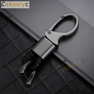 쿠쿠스토어 Fiat 500 Panda Punto Bravo 키 쉘 보호 액세서리 광택 탄소 섬유 ABS Fob 케이스 커버, 01 black rope
