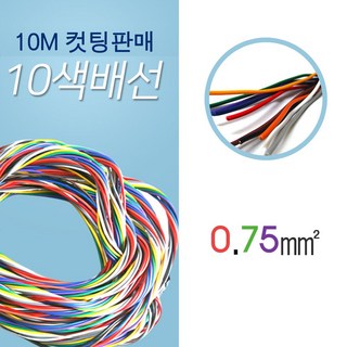 0.75SQ 10색 자동차 배선 DIY 10M 컷팅 (모델: 33590) – 1개 자동차 배선 단자 0.75SQ 10색 자동차 배선 DIY 10M 컷팅 (모델: 33590) – 1개 자동차 배선 단자