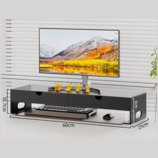 루나마켓 서랍형 모니터 스탠드 받침대