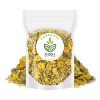 오허브 국산 국화 국화차 꽃차 500g 식용꽃 물대신차 마시는차, 1개