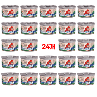 내추럴키티 고양이 내추럴 간식 캔, 24개, 80g, 참치&치킨