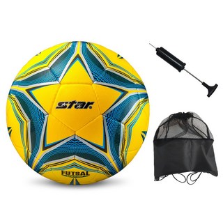 스타 게임용 매치 풋살공 FB524-05 + 볼펌프 +메쉬볼낭 1개 상품 이미지