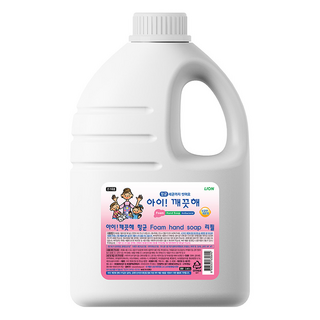 아이깨끗해 핸드워시 레몬 600ml, 6개 12 아이깨끗해 항균 폼 핸드솝 레몬향 리필, 2.45L, 4개