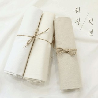 대폭 11수 워싱린넨 원단
