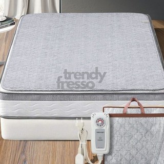라포룸 전기요대여행 휴대용전기매트, 지문그레이