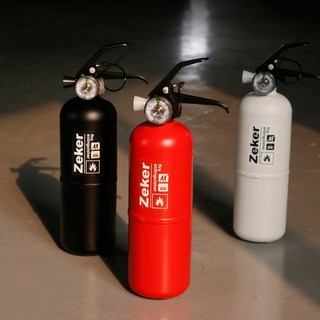 차량용 소화기 KFI인증 국가검증, 블랙+브라운 스트랩, 1개, 1kg