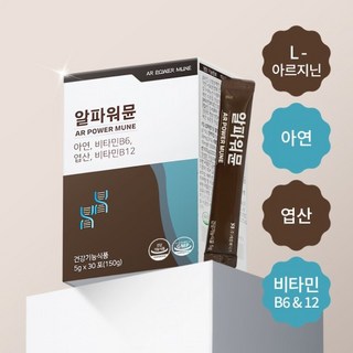 세종메딕스 알파워뮨 30포 아르기닌 아연 비타민B6 엽산 비타민B12, 알파워뮨 아르기닌 아연 비타민B6 엽산 비타민B12, 1개, 30정