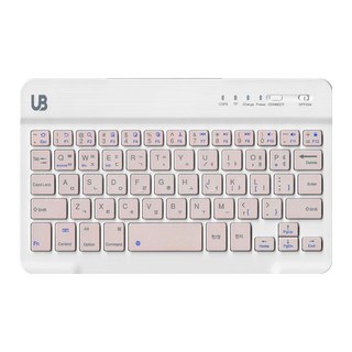 UB BK1 휴대용 무선 블루투스 키보드 슬림형, 핑크 스몰, UB-BK1, 제조사축
