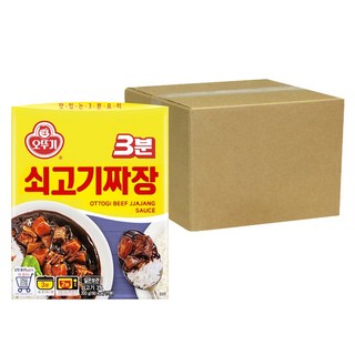 오뚜기 3분 쇠고기 짜장, 200g, 24개