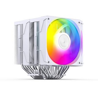 존스보 JONSBO CR-3000E ARGB 듀얼타워 공랭 CPU 쿨러 (화이트), 1개, 화이트