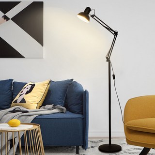 LED 스탠드 조명 접이식 BBonita 우드 탁상용 180도 led 회전, 블랙 9W 화이트 LED 무반발