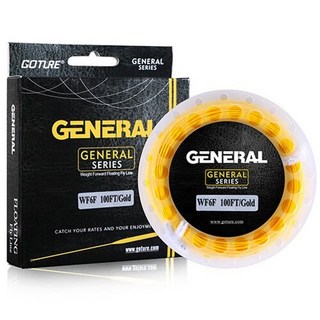 goture 30m 플라이 낚싯줄 with welded loops wf3f wf4f wf5f wf6f wf7f wf8f 플라이 라인 웨이트 포워드 플로팅 낚싯줄, 3.0, 본선, 노랑, 1개