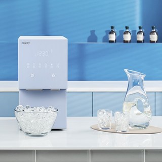 [5년케어플러스] 코웨이 아이콘 얼음 정수기 / 온수 미포함 [CPI-7400N], 아이스 블루 온수미포함