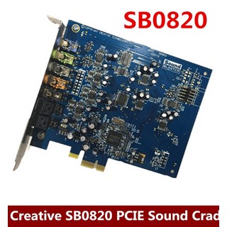 분해 크리에이티브 SB0820 사운드 블래스터 X-Fi Xtreme 오디오 PCI-E 카드 100 잘, 1개