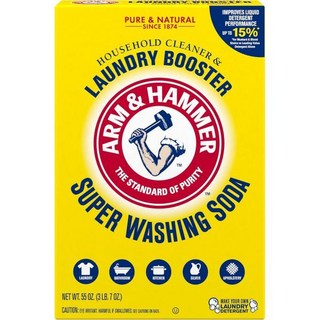 암앤해머 ARM & HAMMER 슈퍼 워싱 소다 세탁 부스터 가정용 세척제 209377, 1개