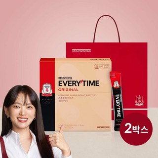 [정관장] 에브리타임 오리지널(10ml*30포) x 2세트+쇼핑백, 10ml, 30개